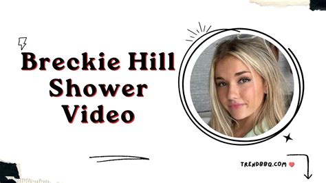 breckie hill nudes shower|Breckie Hill Shower Porn Videos 